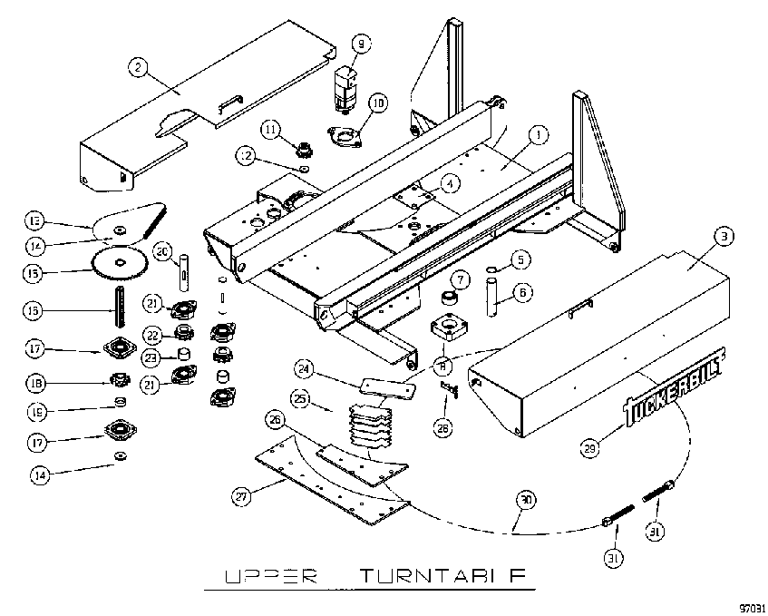 Turntable Parts Diagram